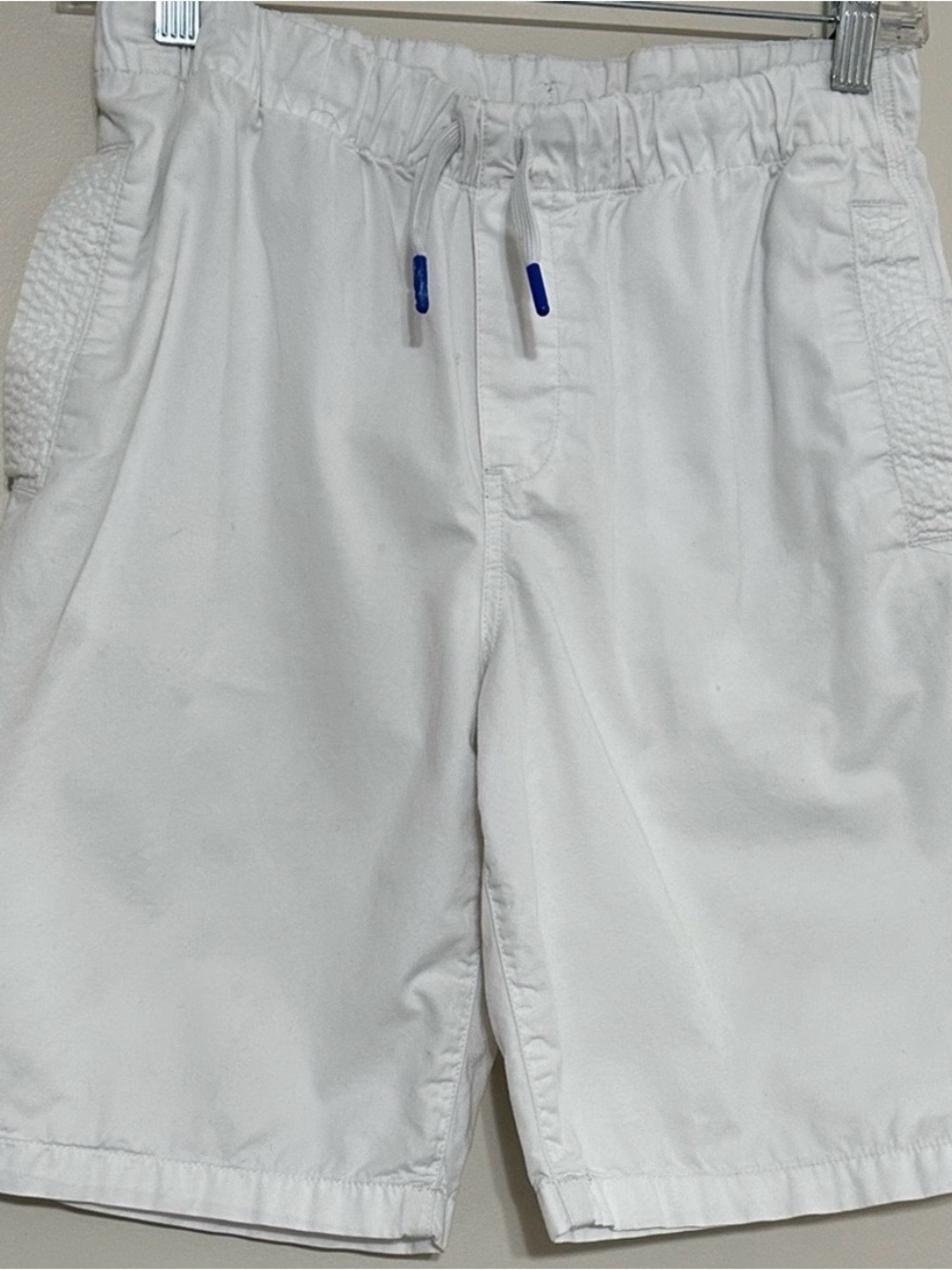 Polo by Ralph Lauren White Kids Shorts with Blue Accents